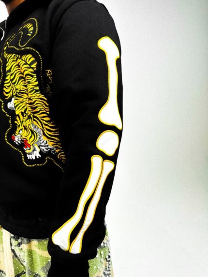 Ying Yang Bone Hoodie (Black)