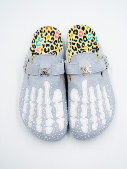 Octavious Marks Blue Leopard Lobster Clogs