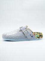 Octavious Marks Blue Leopard Lobster Clogs