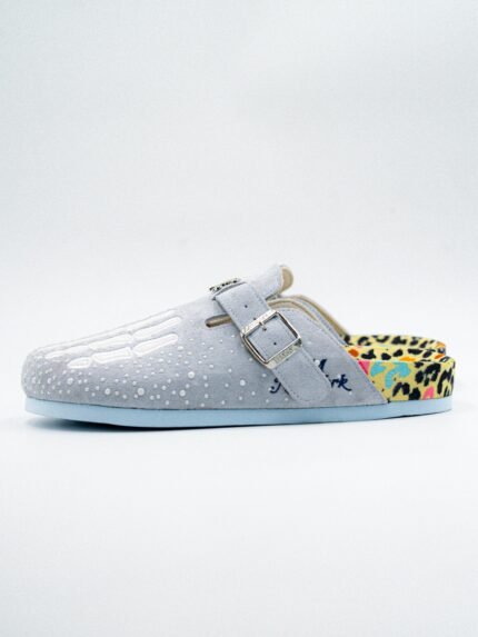 Octavious Marks Blue Leopard Lobster Clogs