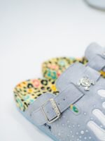 Octavious Marks Blue Leopard Lobster Clogs